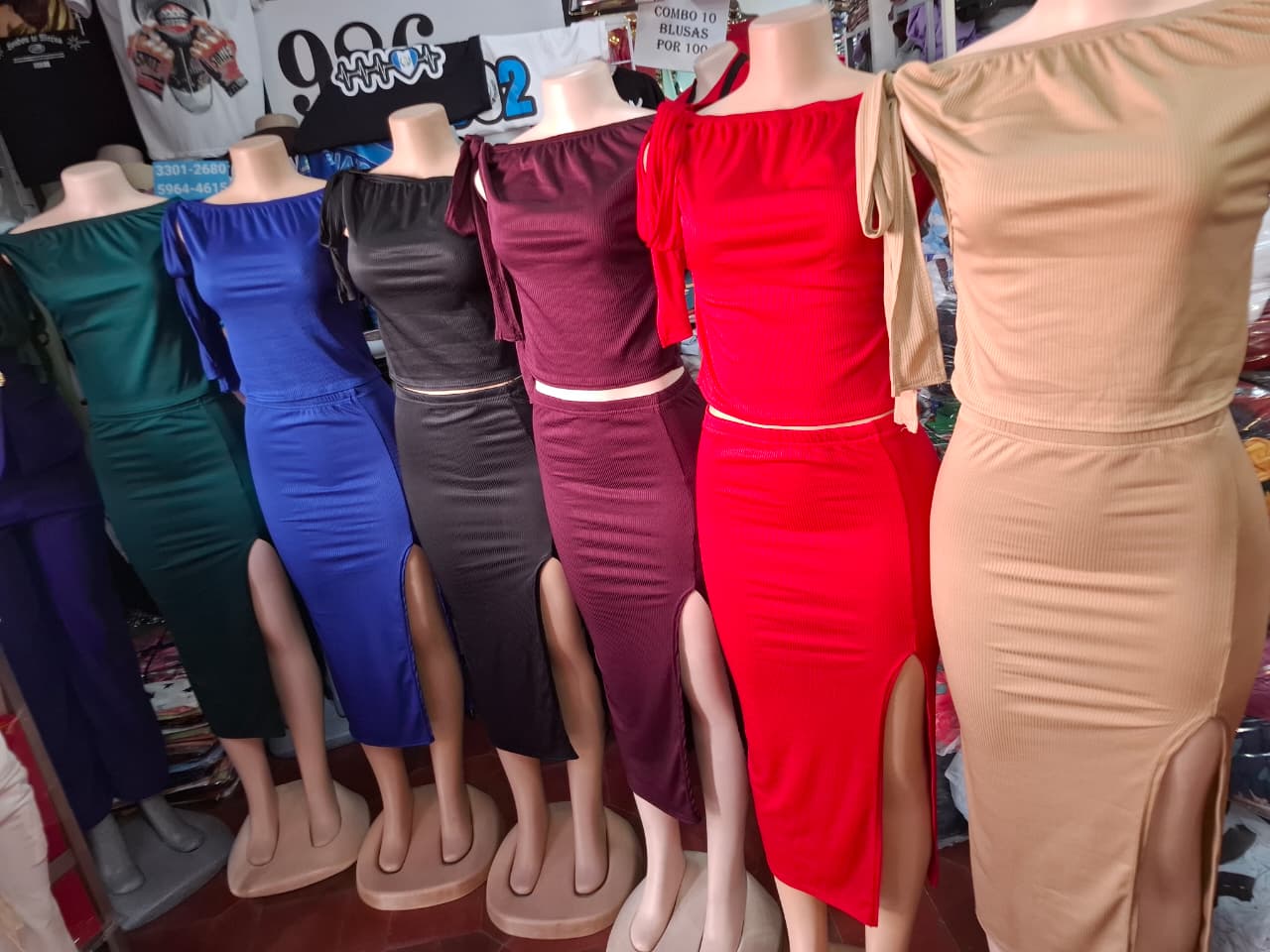 Conjunto falda larga pijazo 