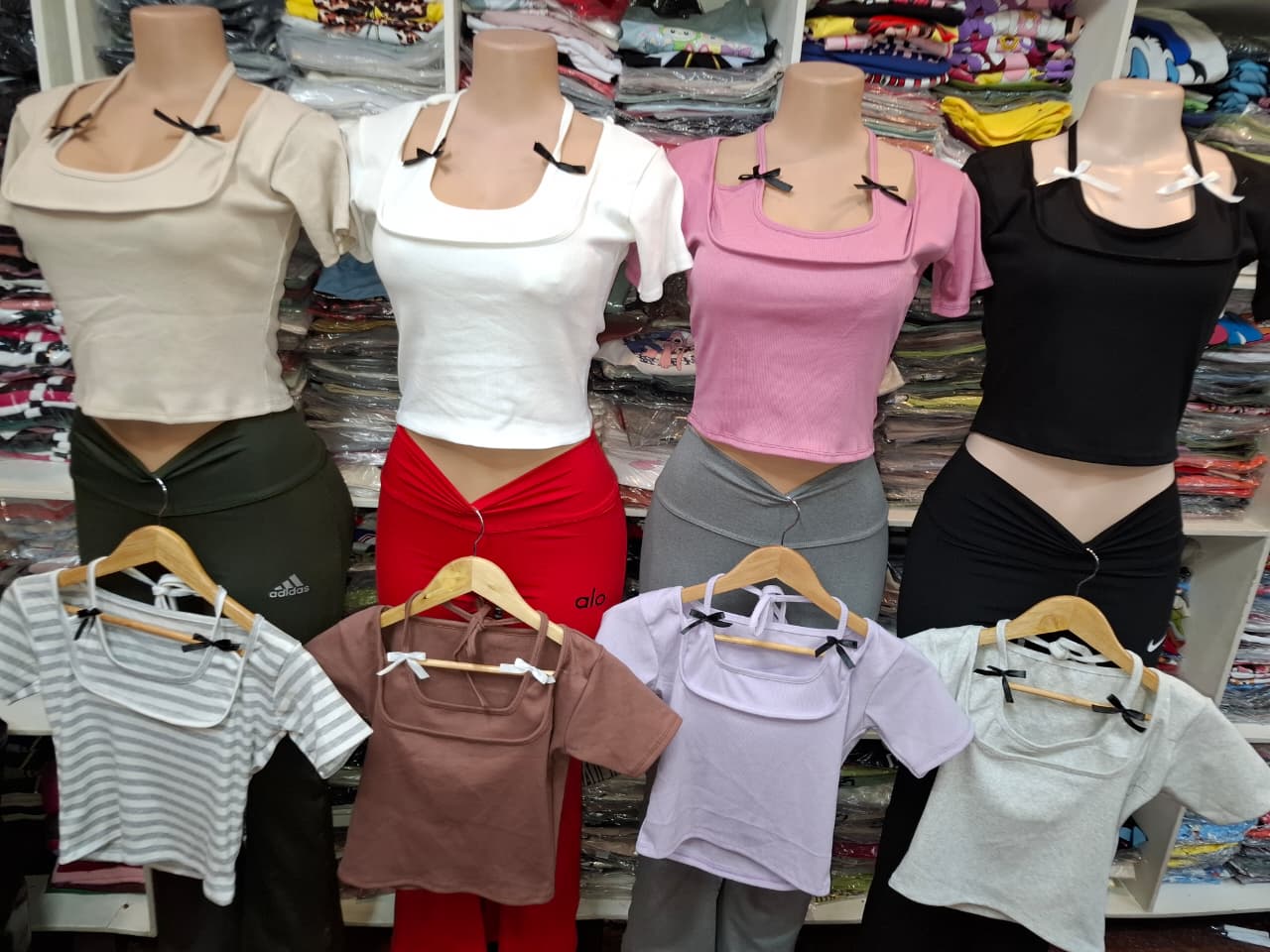 Blusa M/corta tipo camiseta 