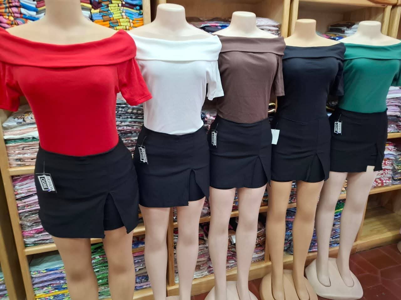Blusa straple M/cortas 