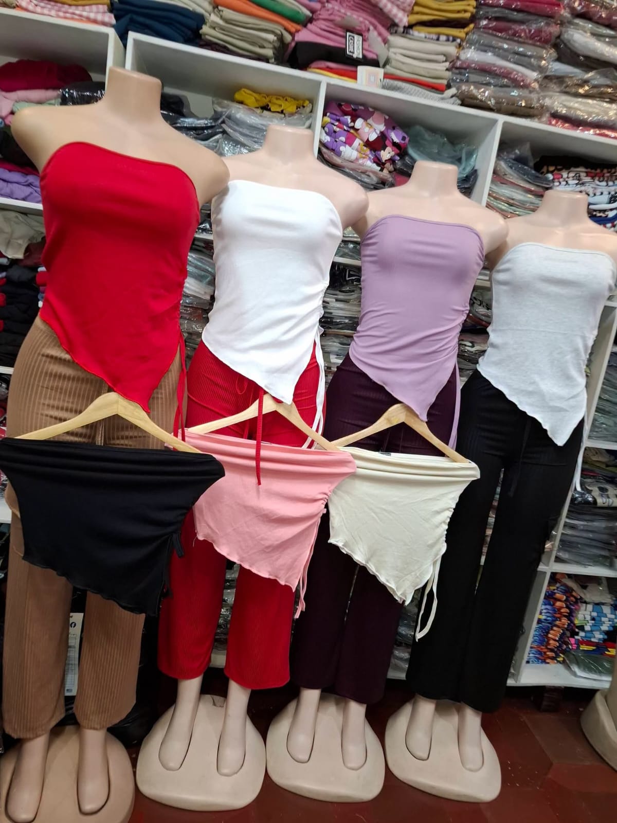 Blusa Straple Asimétrica 